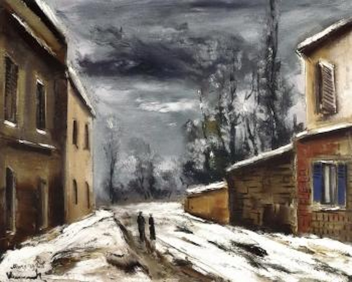 Neige a Epiais by Maurice de Vlaminck
