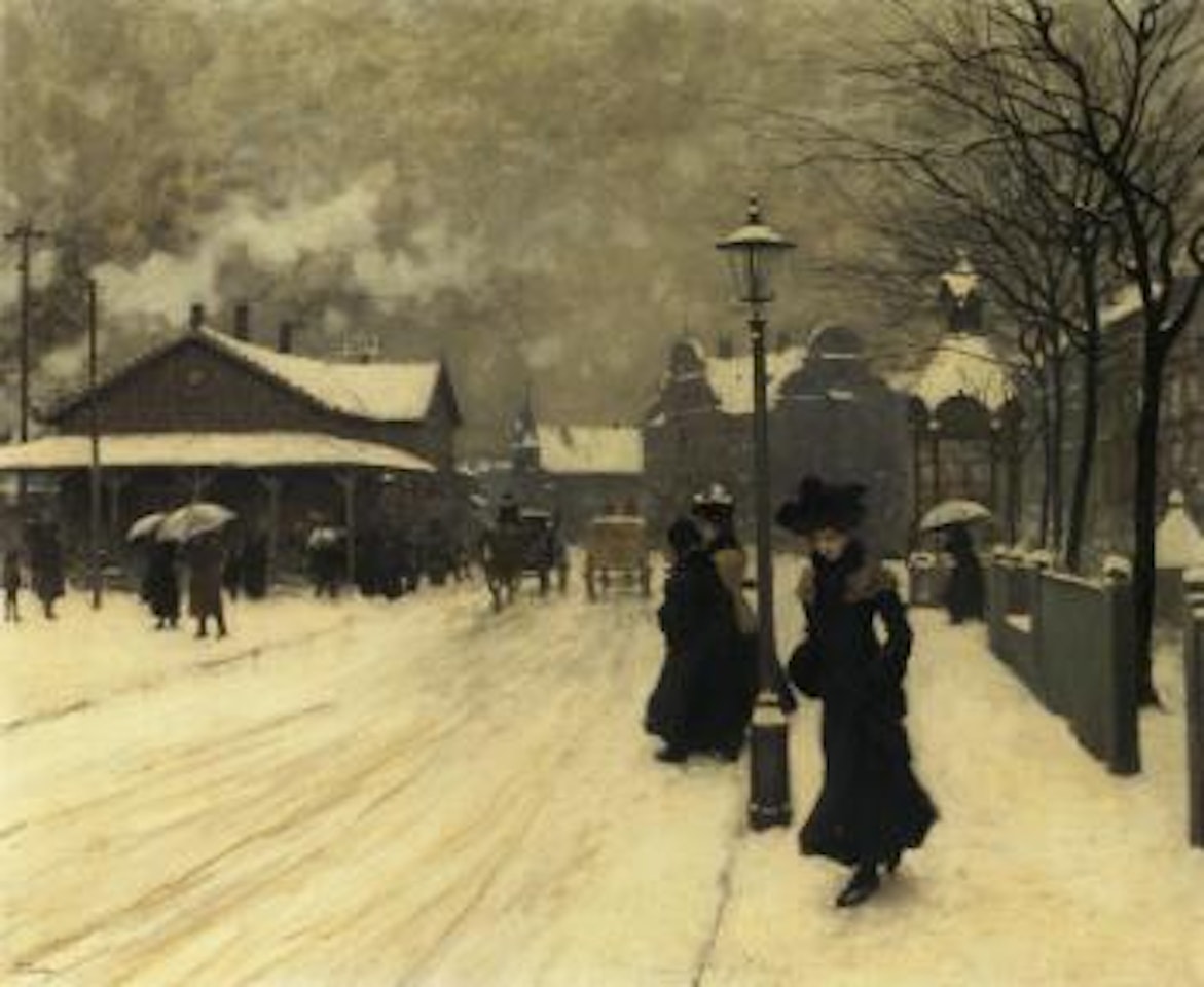Winter day in Copenhagen by Paul Fischer
