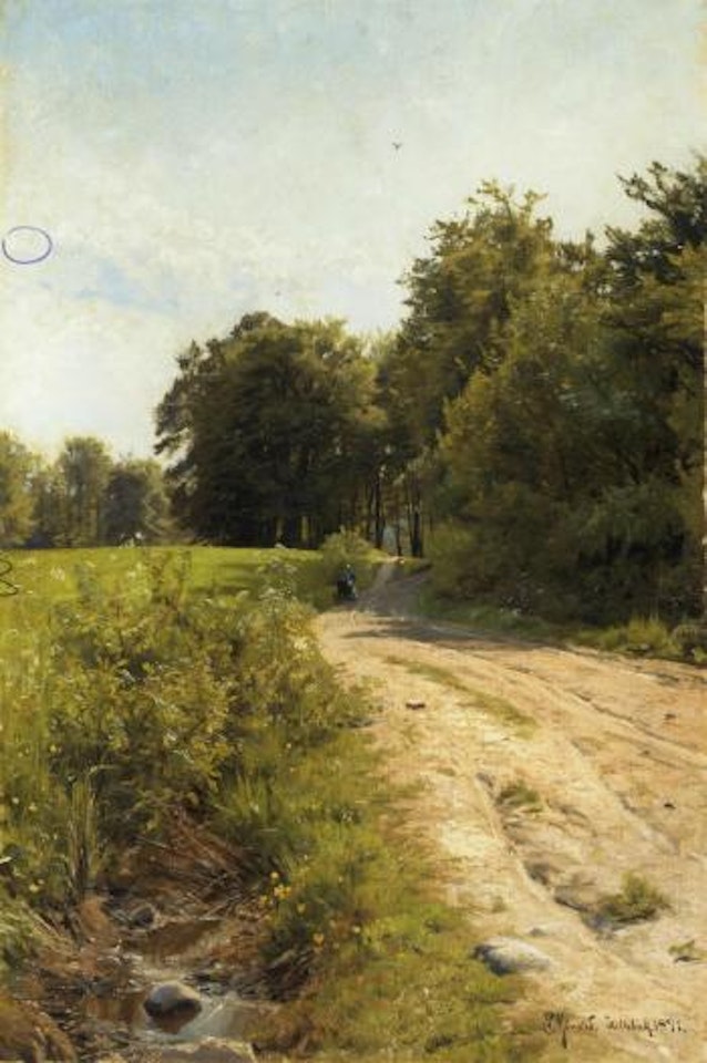 Lane in summer by Peder Mork Monsted