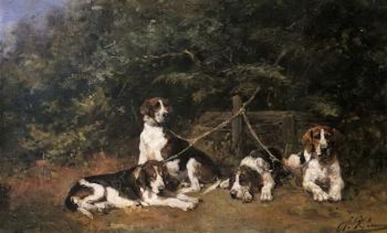 Chiens d'attaque de la venerie imperiale by Olivier de Penne