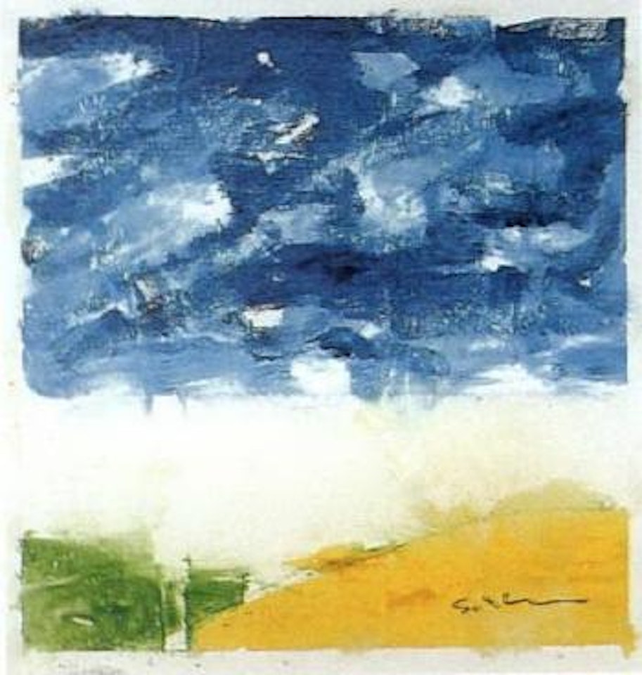 Anemic landscape by Mario Schifano
