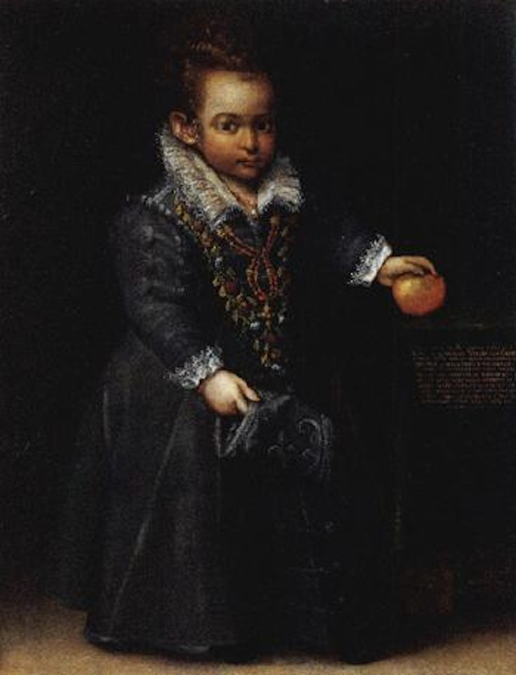 Portrait of Antonia Ghini as a girl by Lavinia Fontana
