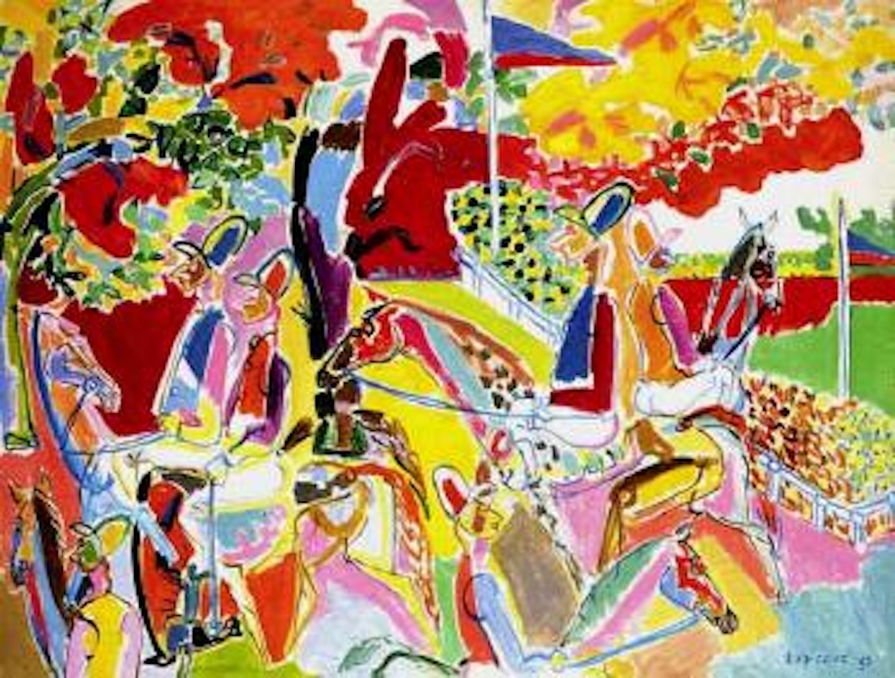 Avant le depart by Charles Lapicque