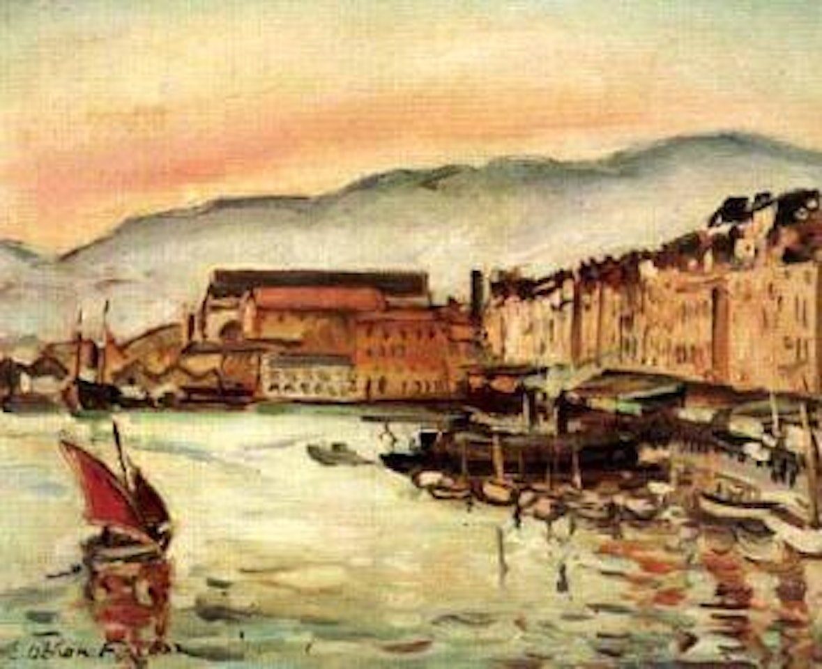 Port de Marseille by Othon Friesz