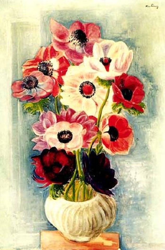 Vase de fleurs by Moïse Kisling