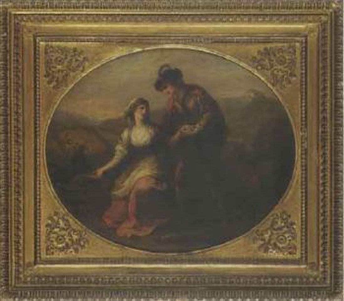 Gleaner with young nobleman by Angelica Kauffmann