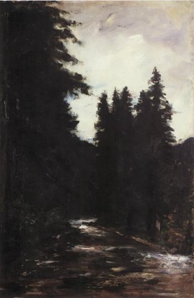 Stream in the Thuringer Wald by Lesser Ury