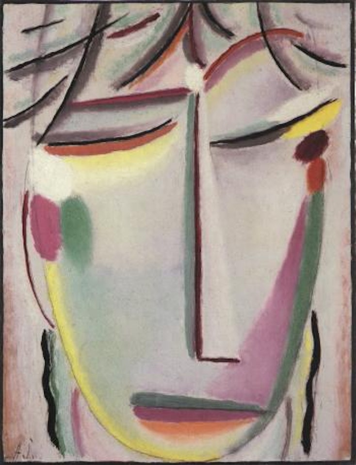 Saviour's face: Renunciation by Alexej von Jawlensky