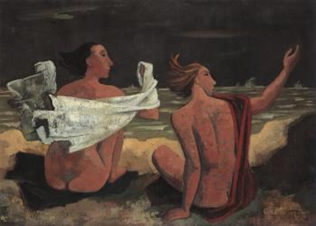 Stormy sea by Karl Hofer