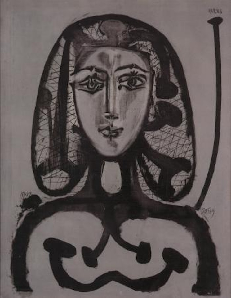 La femme a la resille by Pablo Picasso
