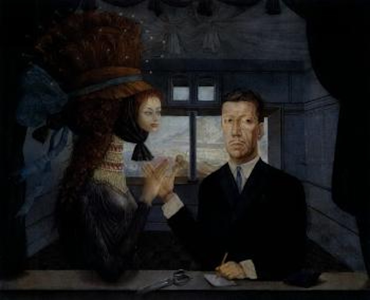Portrait of Adlmuller by Ernst Fuchs