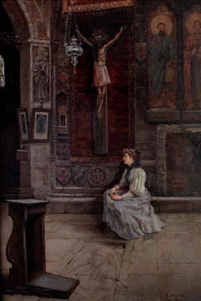 Protect him, Lord! by Enrique Serra Y Auqué