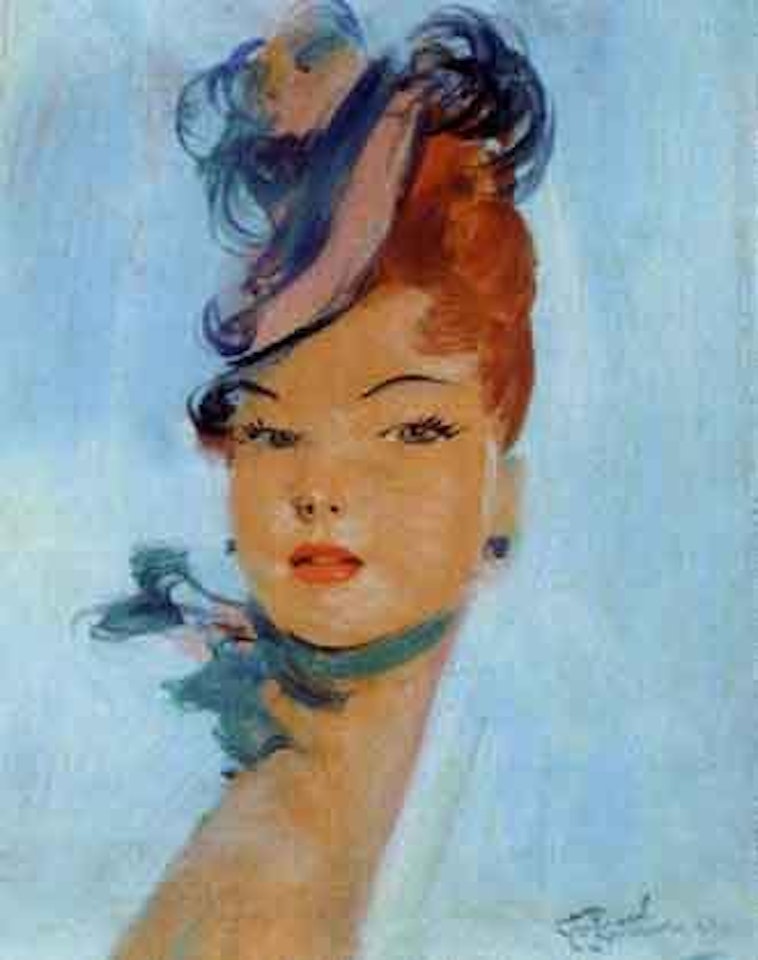 Mona by Jean Gabriel Domergue