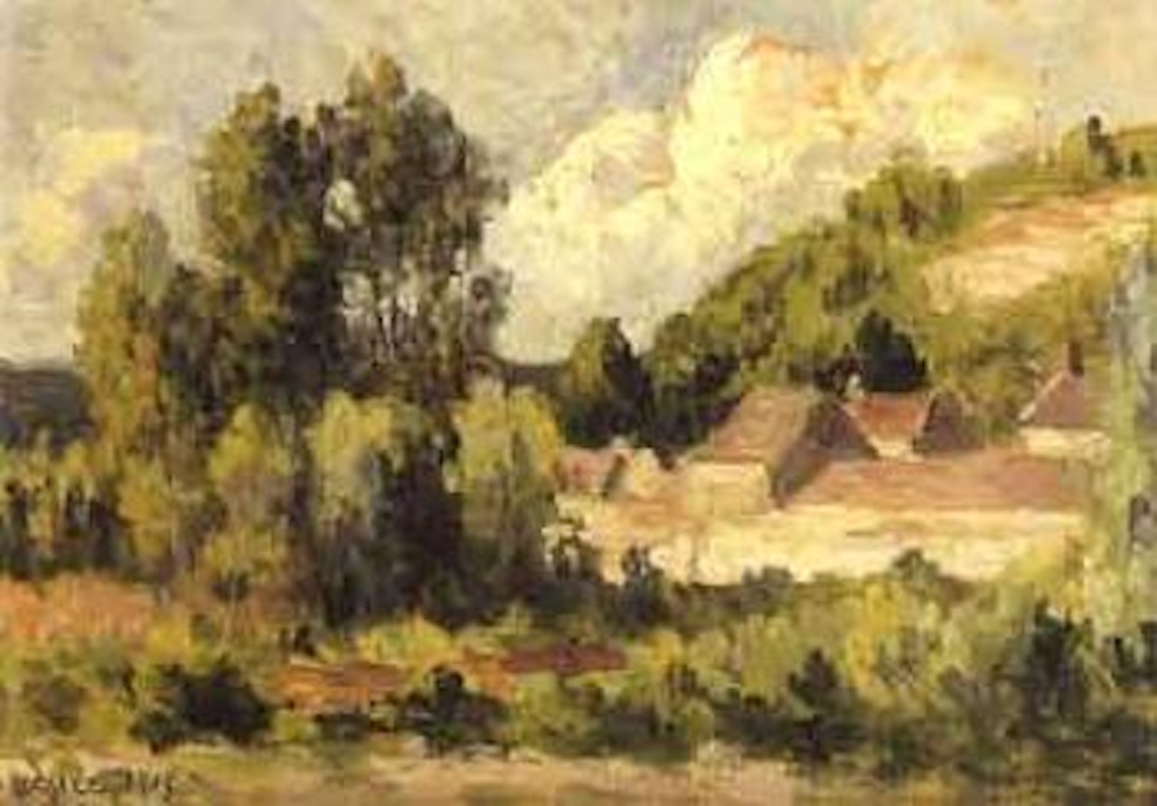 Maison au flanc d'un coteau by Maximilien Luce