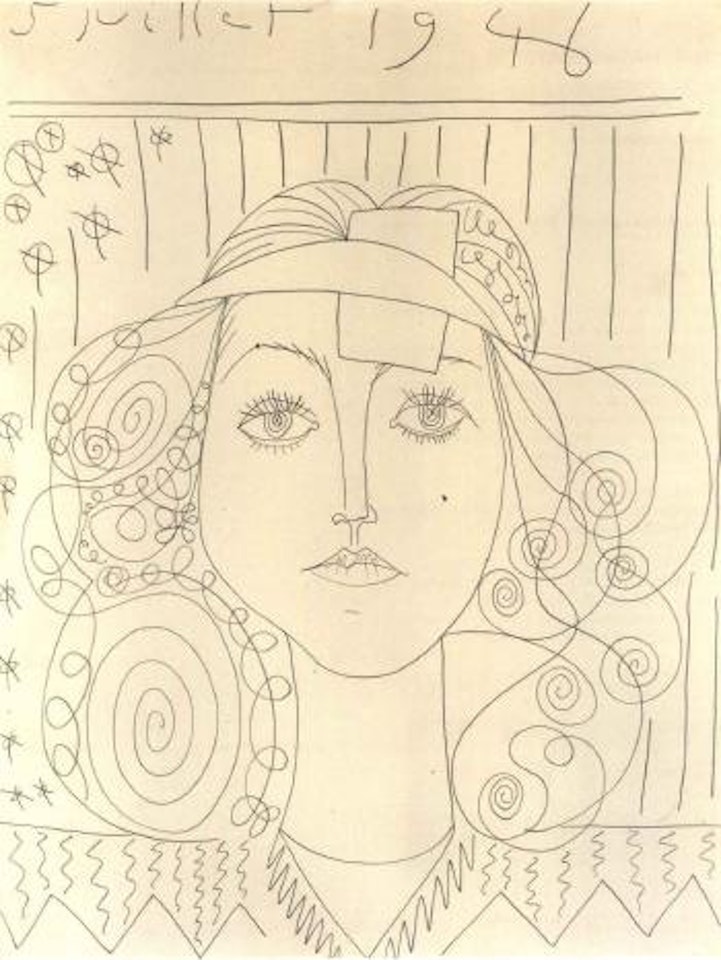 Tete de femme, Francoise by Pablo Picasso