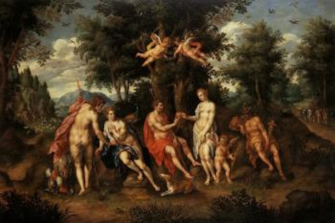 Jugement de Paris by Hendrick de Clerck