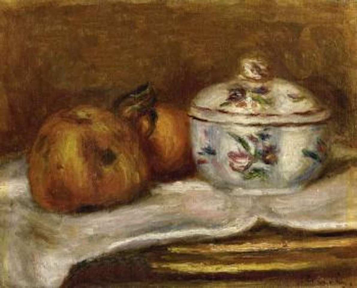 Sucrier, pomme et orange by Pierre-Auguste Renoir