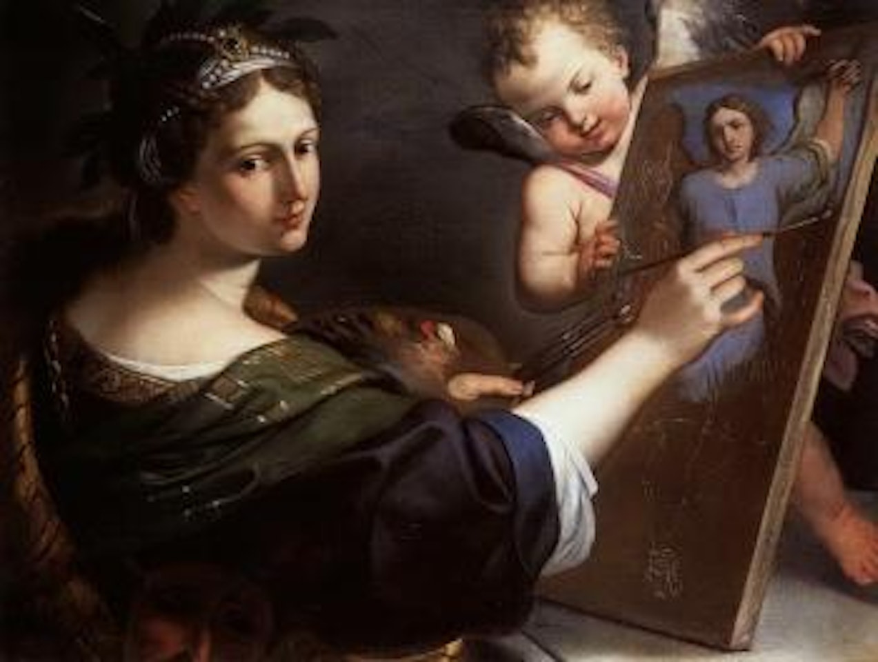 Allegory of Painting by Roman School