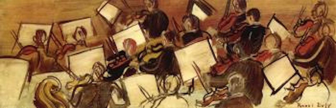 Pupitres de violons by Raoul Dufy