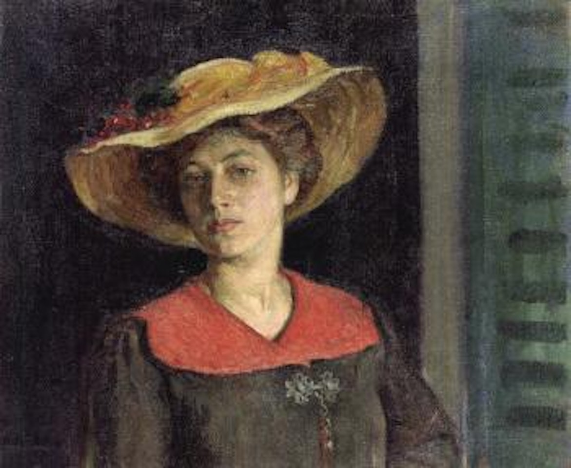 Femme au chapeau jaune by Henri Lebasque