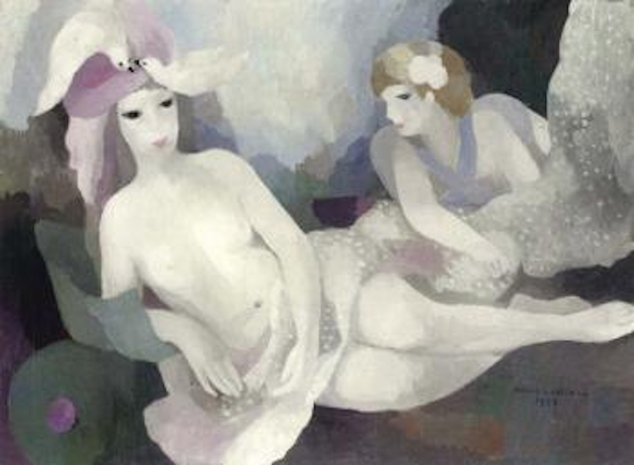 Deux amies by Marie Laurencin