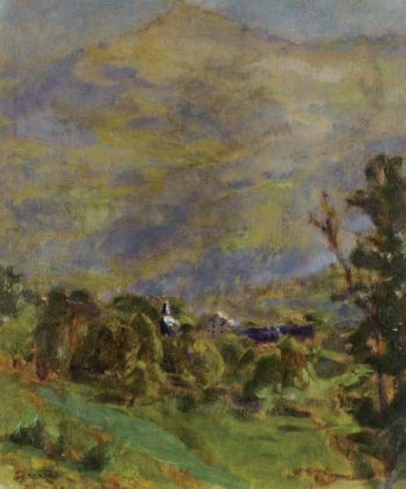 Paysage, harmonie verte by Pierre Bonnard