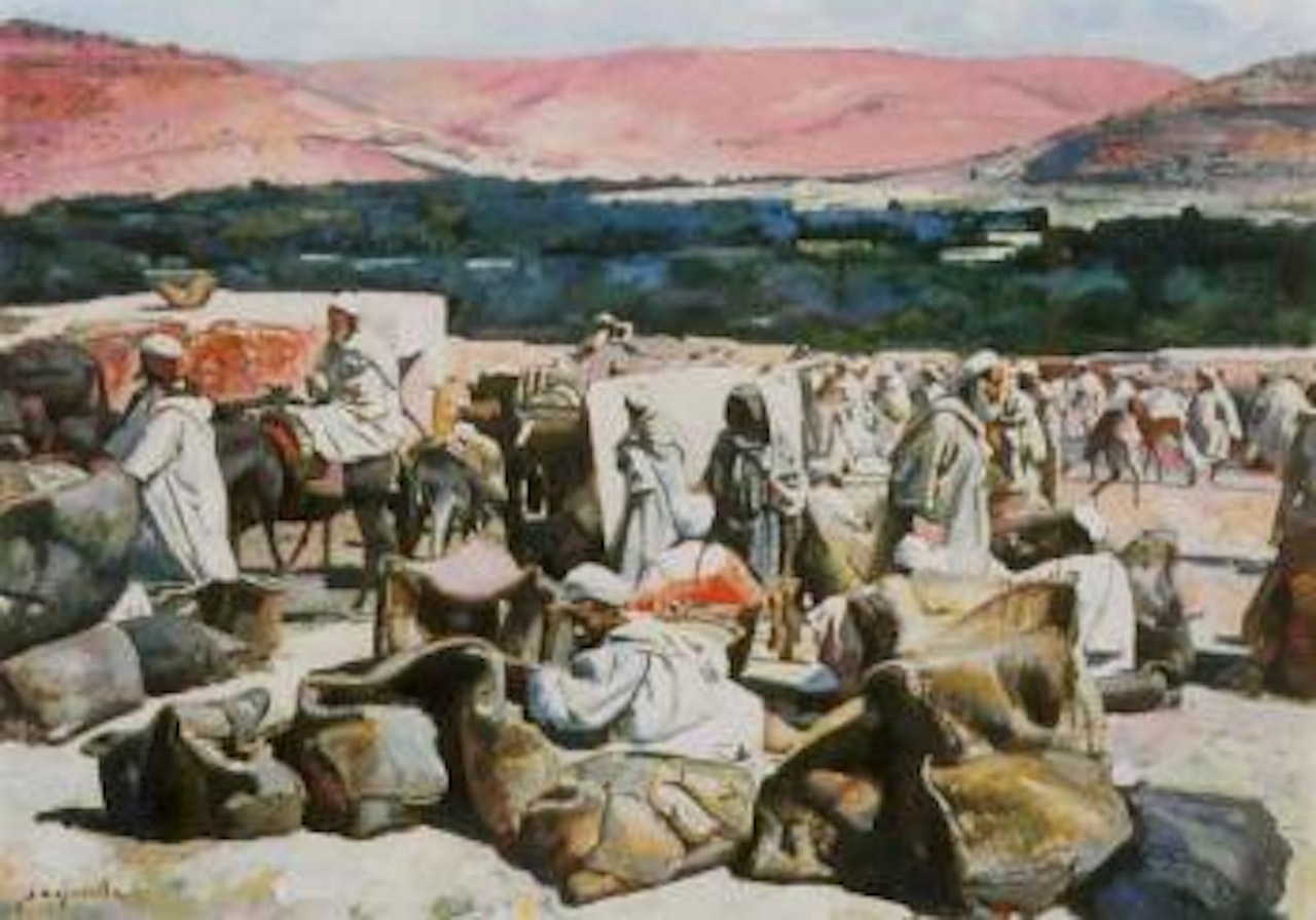Souk of El Had Des by Jacques Majorelle
