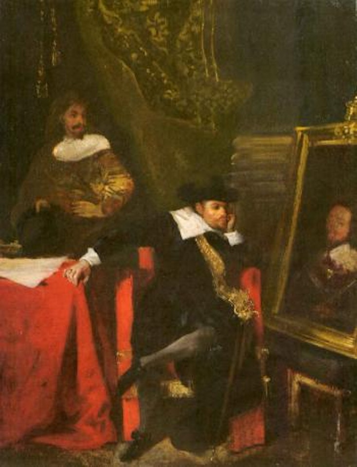 Cromwell at Windsor Castle by Eugene Delacroix