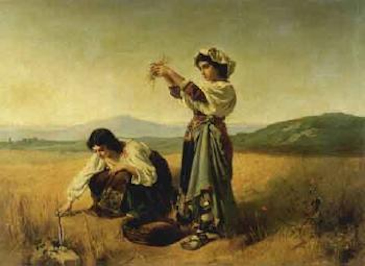Gleaners by Italian School