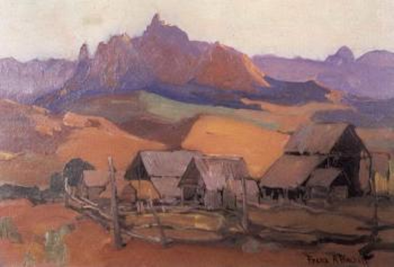 Western mountainous landscape by Franz A Bischoff