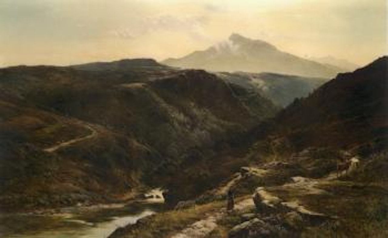 Moel Sibab, North Wales by Sidney Richard Percy