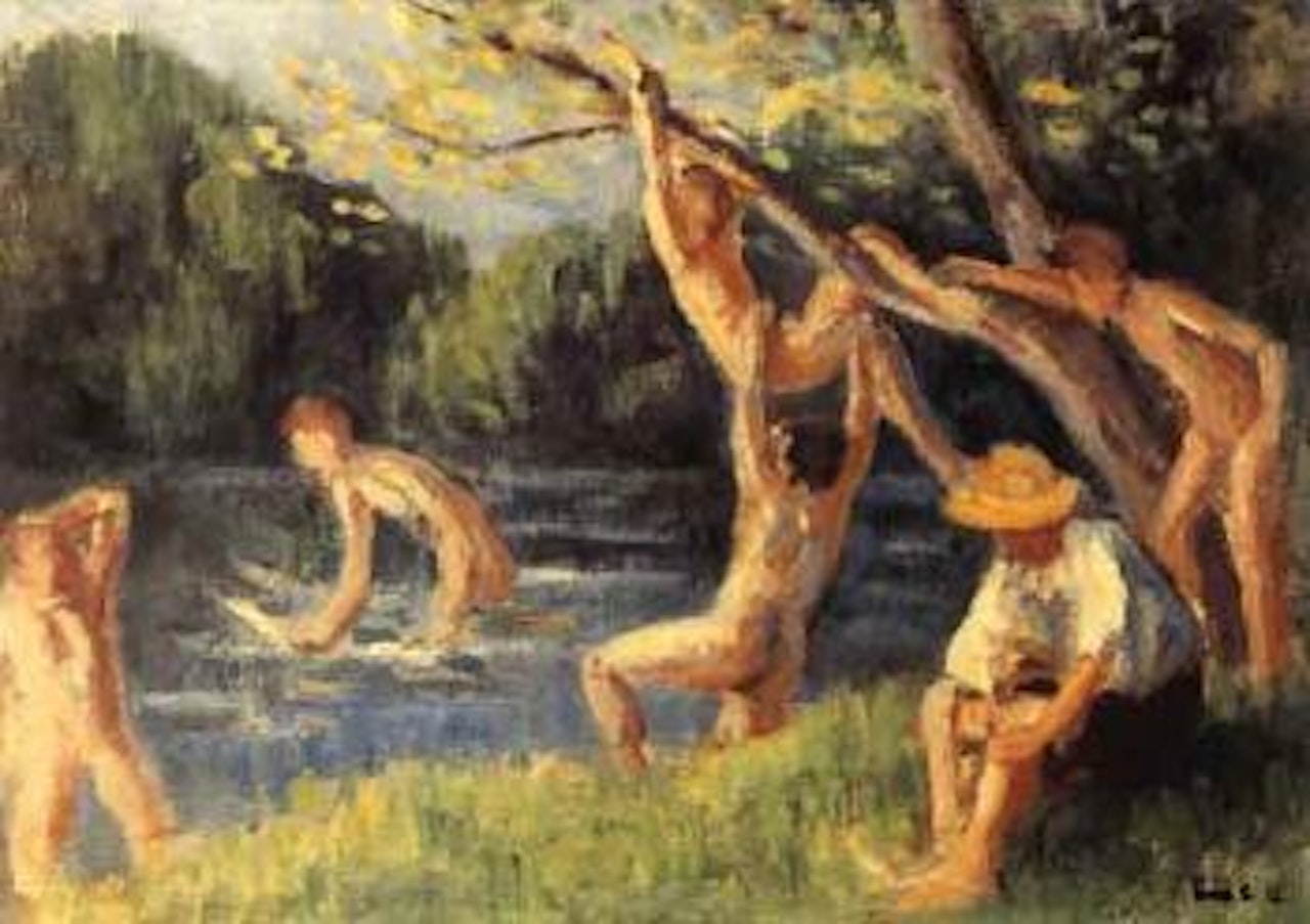 Bathers by Maximilien Luce