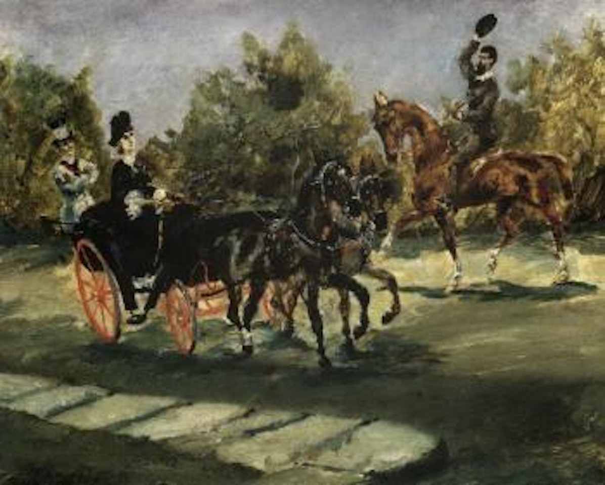 Nice, sur la promenade des Anglais by Henri de Toulouse-Lautrec