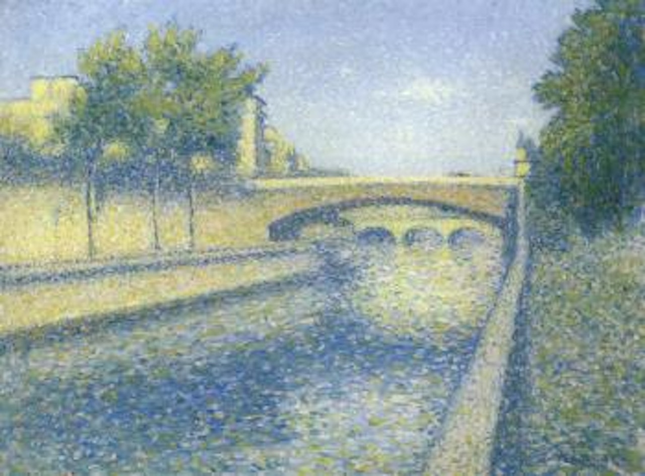 Vue de la Seine a Paris by Achille Laugé