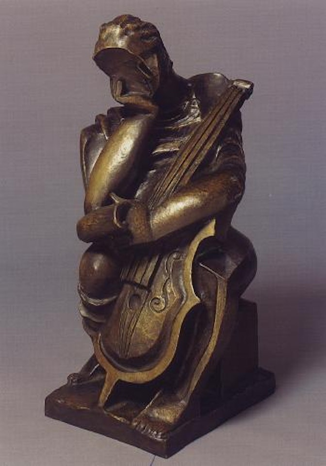 Le violoncelliste or le compositeur by Ossip Zadkine