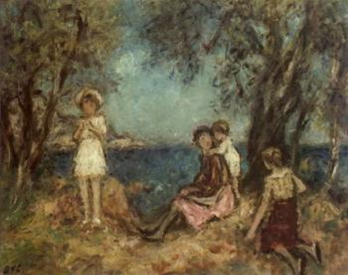 Famillen en bord de mer by Georges d’Espagnat