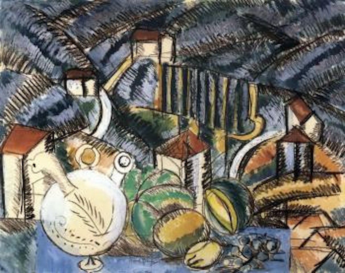Nature morte au paysage by Raoul Dufy