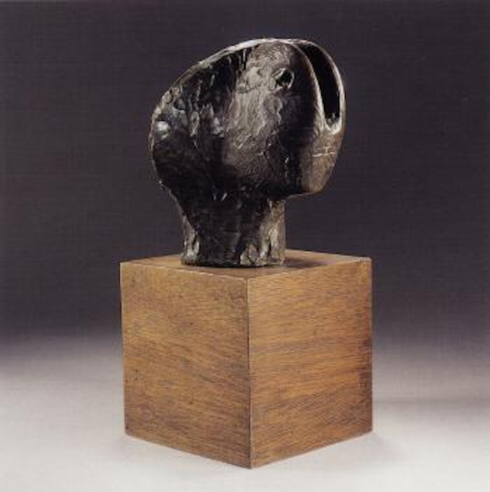 Warrior's head by Henry Moore
