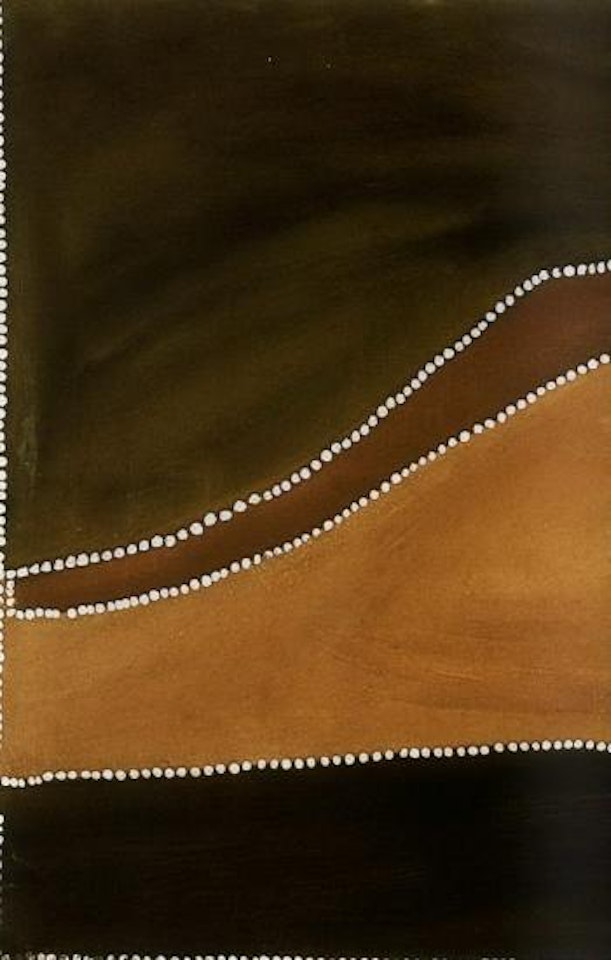 Wurlangawarrin, salt pan by Rover Thomas