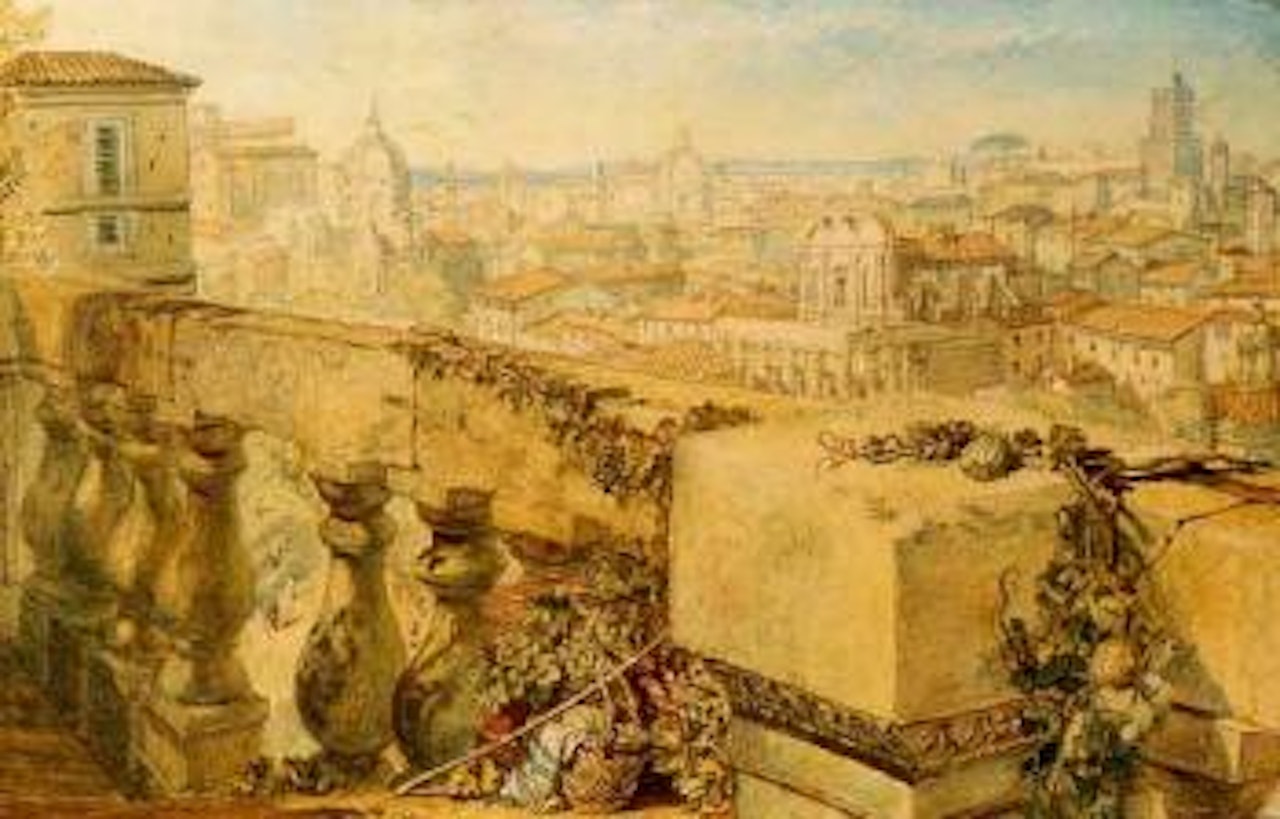 View of Rome from Palazzo Farnese by Joseph Mallord William Turner