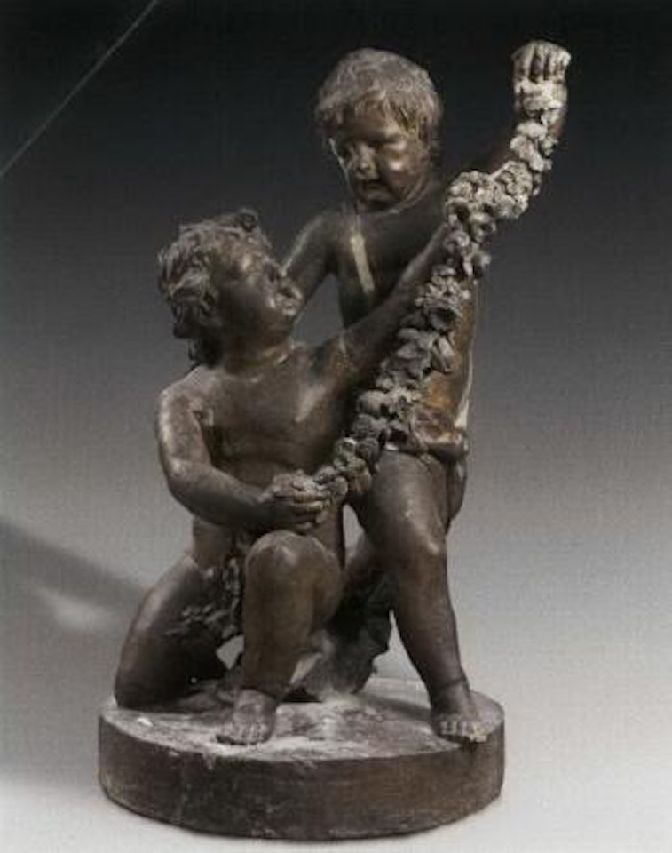 Two putti by French School