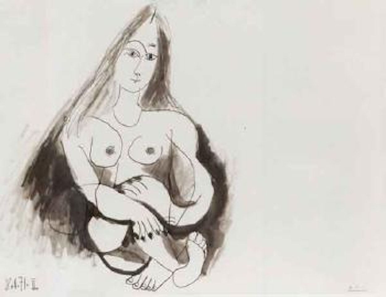 Femme assise by Pablo Picasso