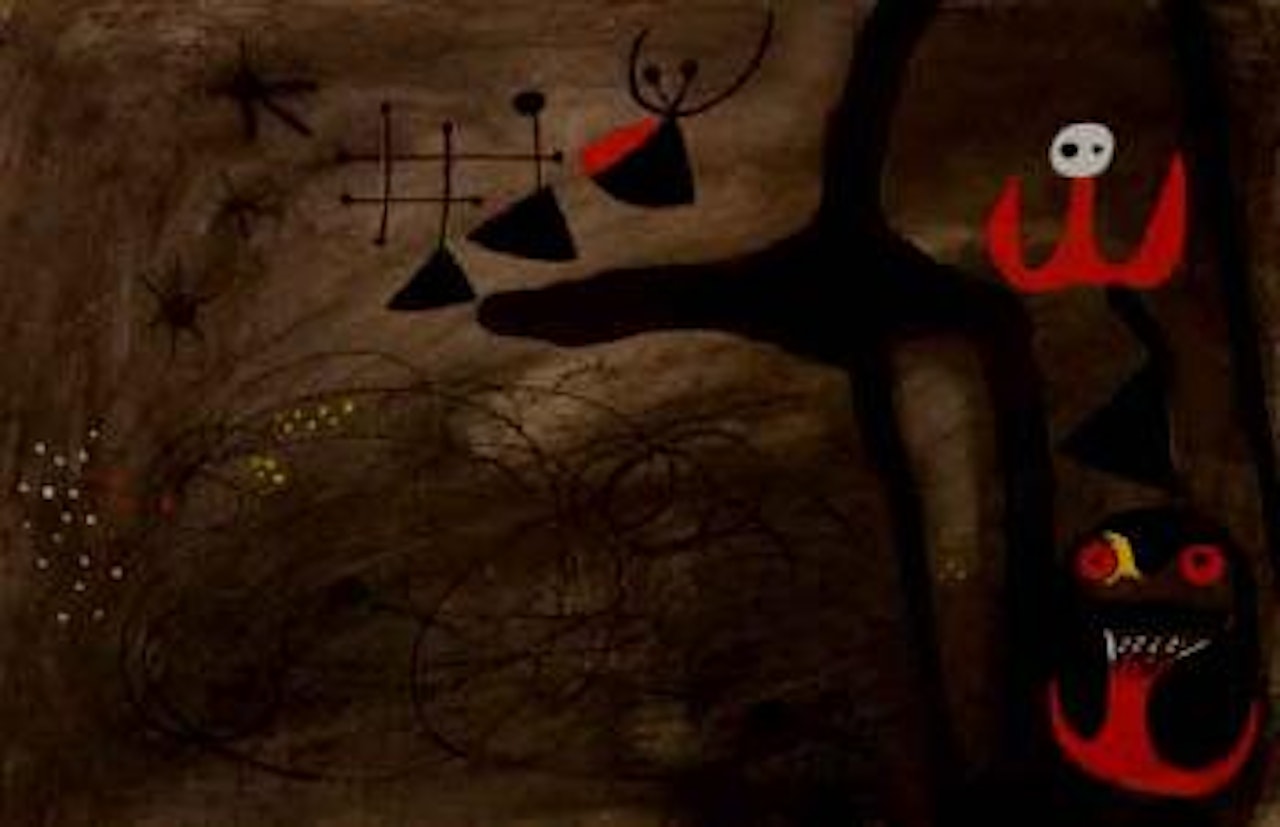 Danseuses, etoiles, musique by Joan Miró