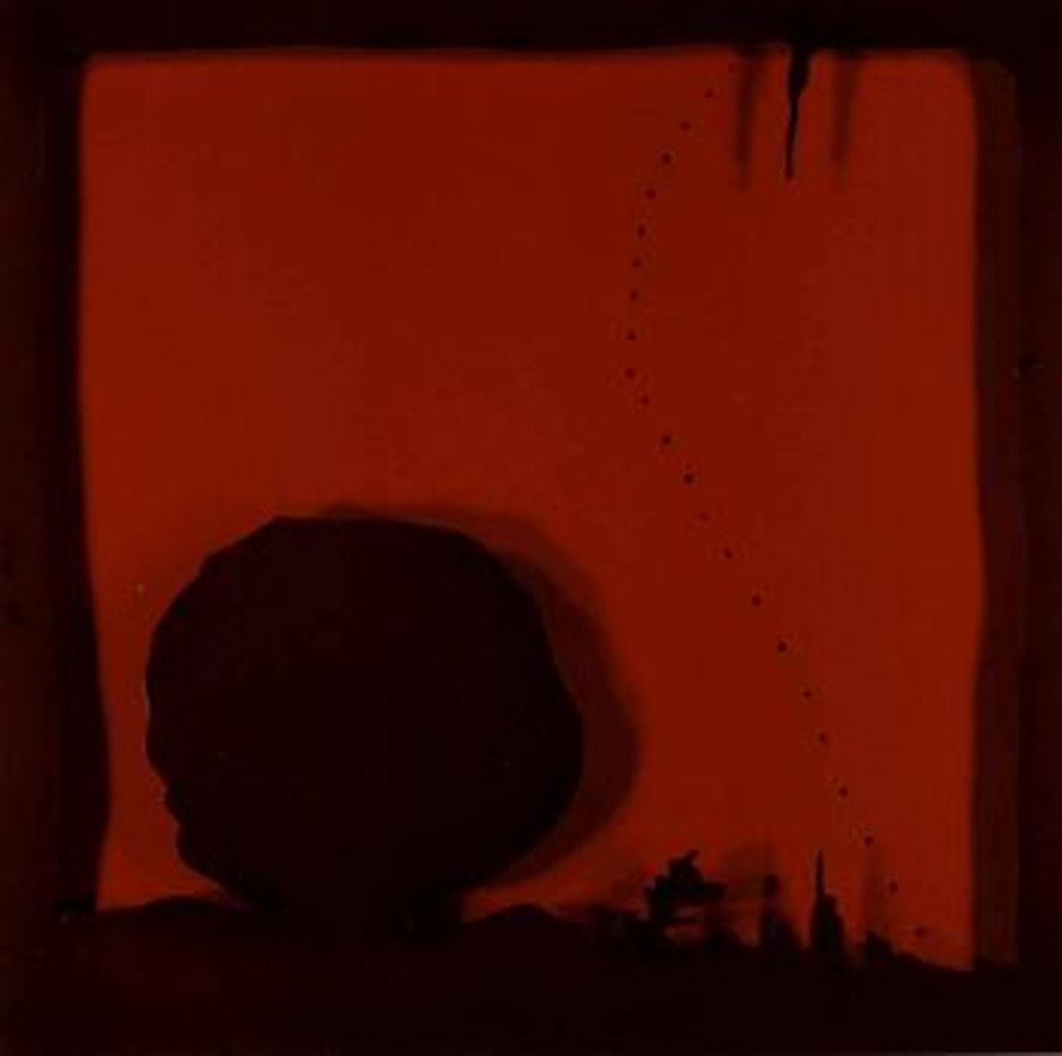 Spatial concept, little theatre by Lucio Fontana