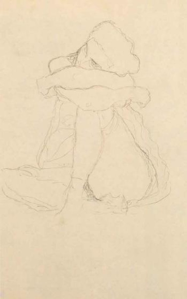Seated woman by Gustav Klimt