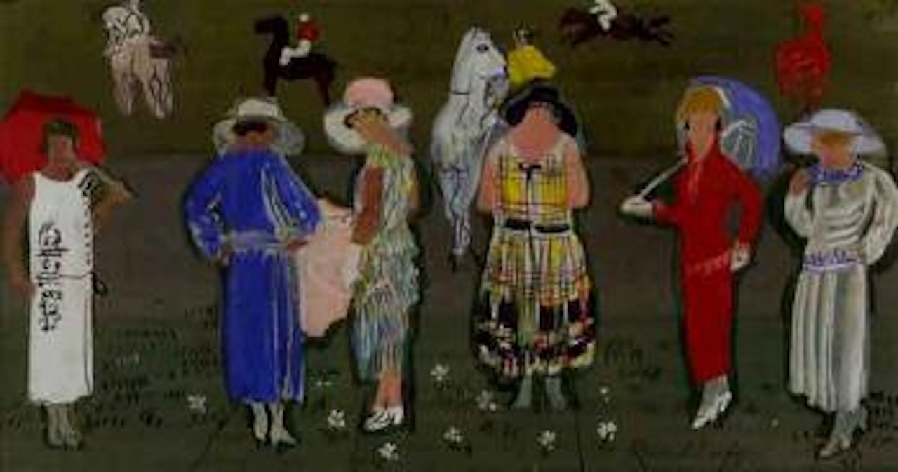 Mannequins aux courses by Raoul Dufy