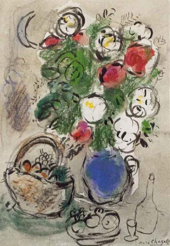 Fleurs et fruits by Marc Chagall