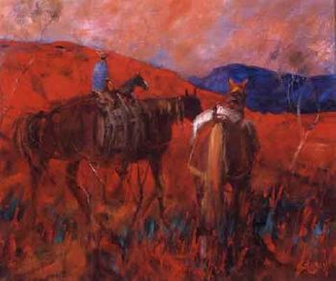 Pack horse, Central Australia by Hugh Sawrey