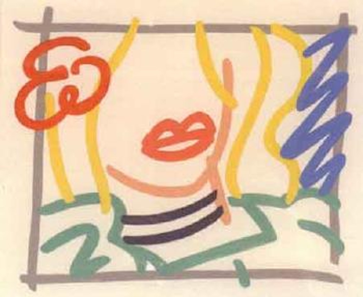 Female head by Tom Wesselmann