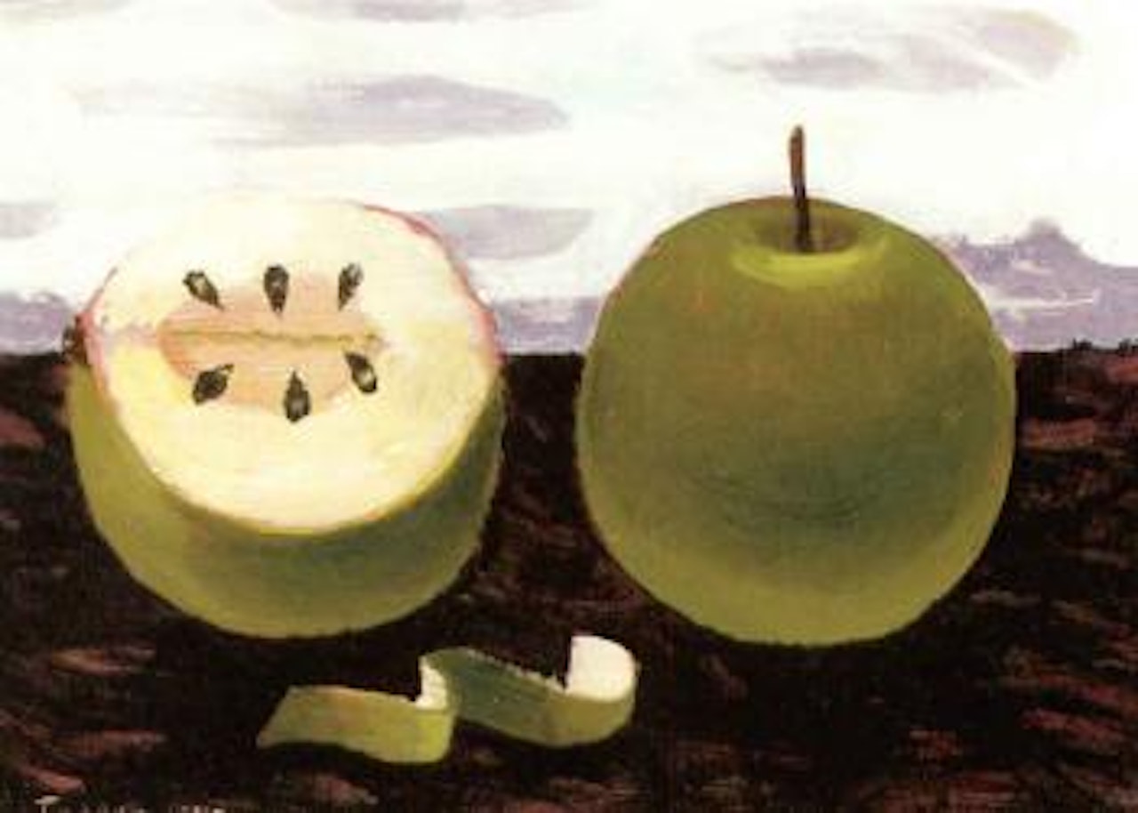 Still life with apple by Mary Fedden